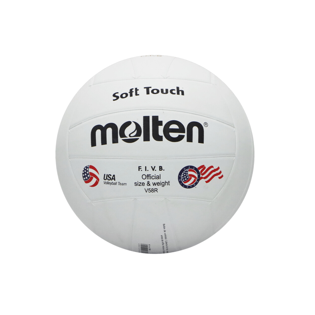 [A00000458] Balón de voleibol Molten V58R #5 hule natural (Blanco)