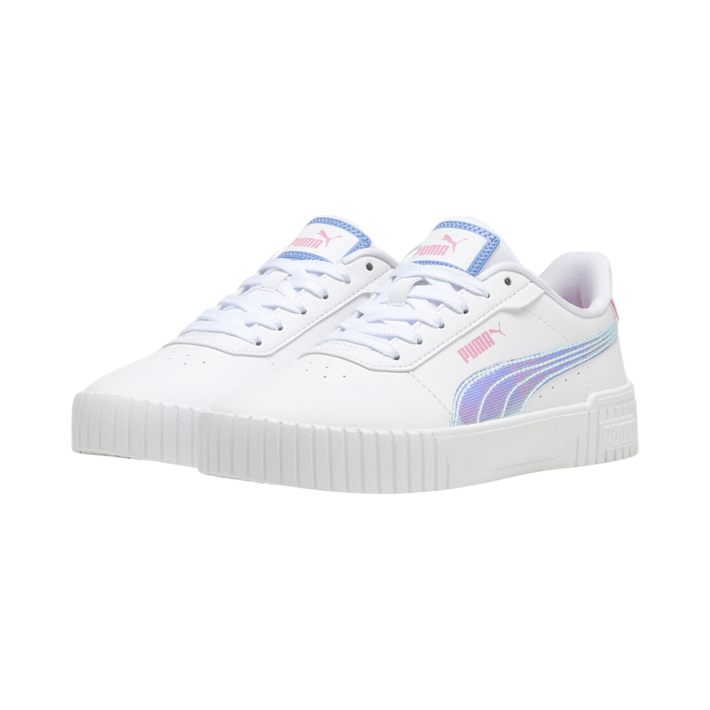 [A000025930] Tenis Puma Carina 2.0 Deep Dive junior (Blanco/Plata, 23 MX)