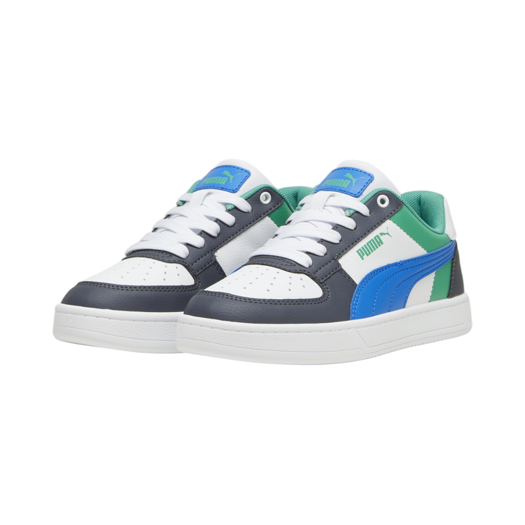 [A000026349] Tenis Puma Caven 2.0 Block junior (Azul/Blanco, 24 MX)