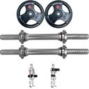 Par de Manerales Rectos Wod Pro para Discos Estándar 1"