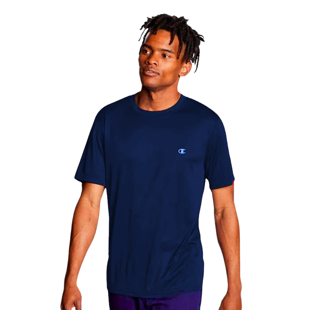 [A000026705] Playera Champion Double DryCore para hombre (Azul Marino, S)