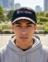 Gorra Champion Triple Logo con visera curva