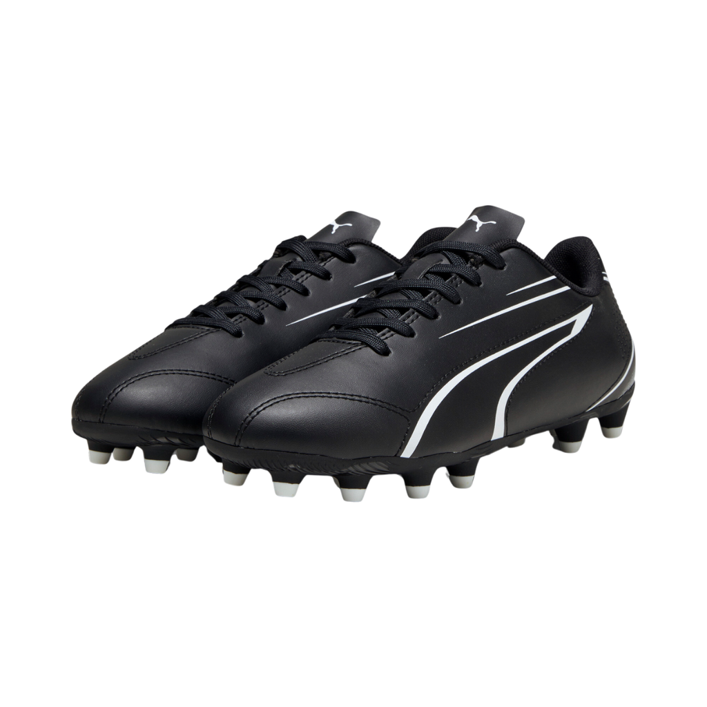[A000027199] Tenis Puma Vitoria FG/AG Junior (Negro/Blanco, 21.5 MX)