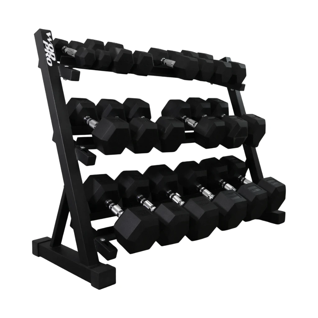 [A000027677] Set de 550 Lbs de Mancuernas Hexagonales IronFit 5-50 Lbs