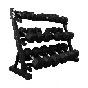 Set de 550 Lbs de Mancuernas Hexagonales IronFit 5-50 Lbs