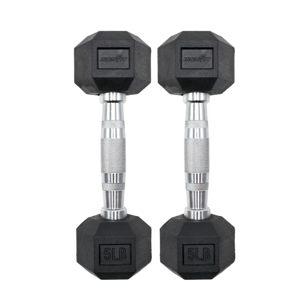 [A000027679] Par de Mancuernas Hexagonales IronFit 5 Lb