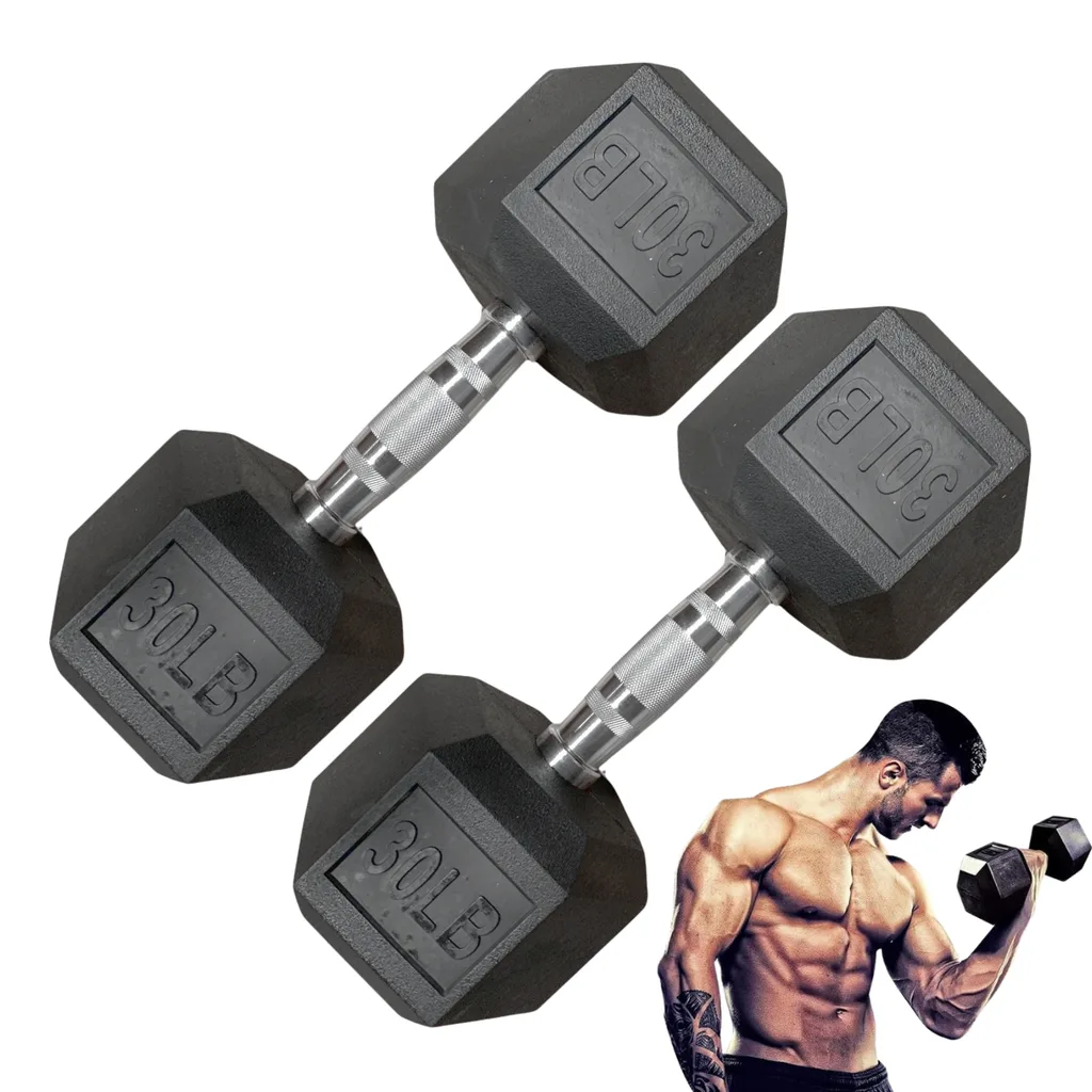 [A000027686] Par de Mancuernas Hexagonales IronFit 30 Lbs