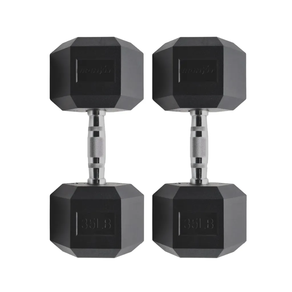 [A000027687] Par de Mancuernas Hexagonales IronFit 35 Lb