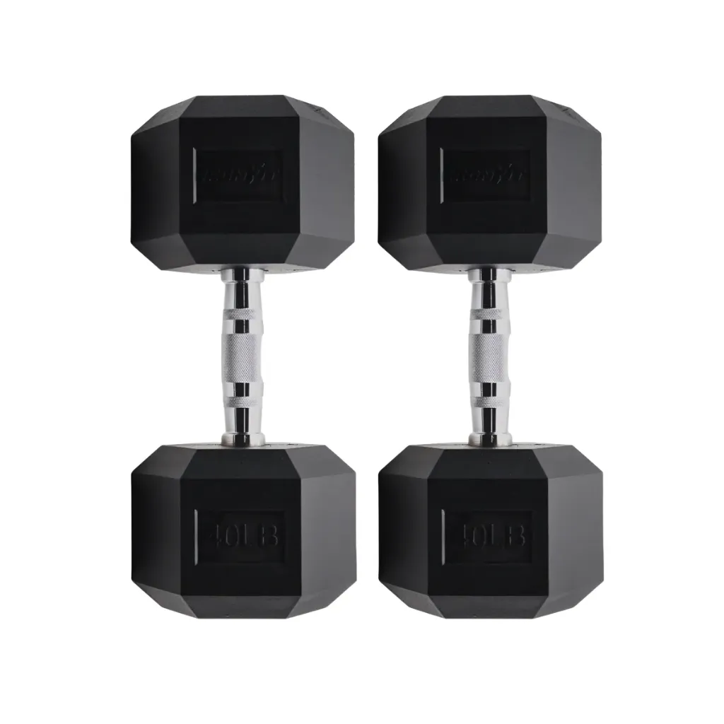 Par de Mancuernas Hexagonales IronFit 40 Lb