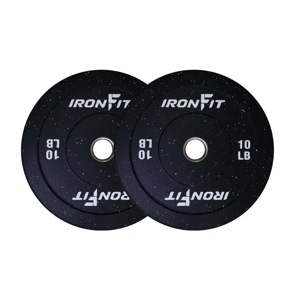 [A000027726] Par de Discos Bumper Hi Temp IronFit de 10 Lbs