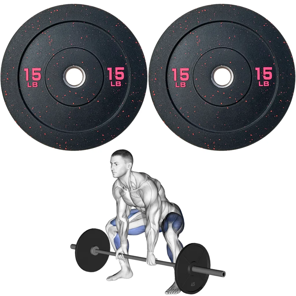 [A000027727] Par de Discos Bumper Hi Temp IronFit de 15 Lbs