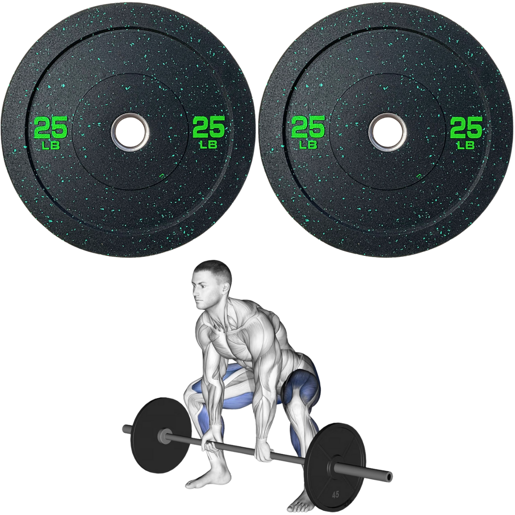Par de Discos Bumper Hi Temp IronFit de 25 Lbs