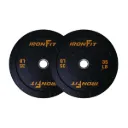 [A000027729] Par de Discos Bumper Hi Temp IronFit de 35 Lbs