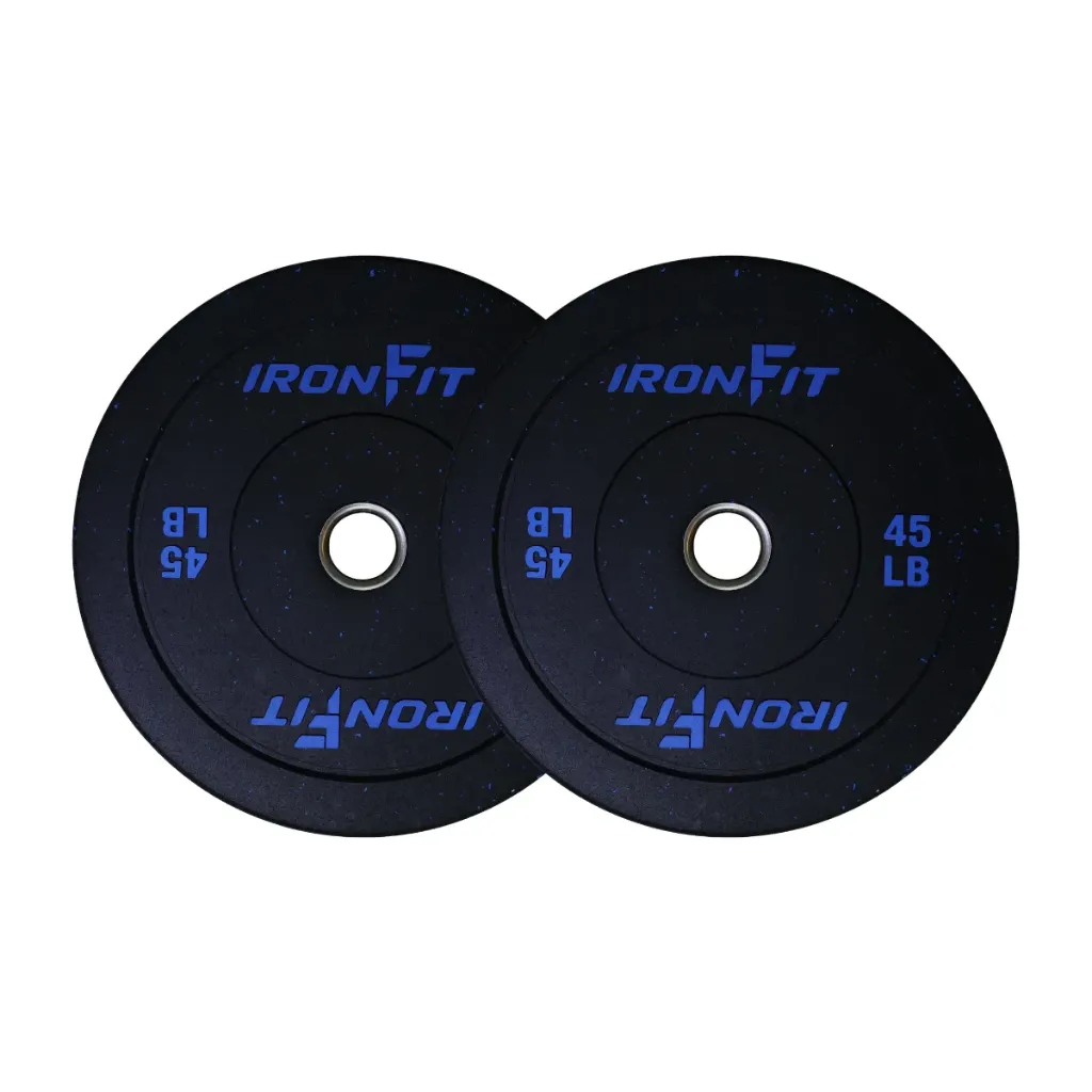 [A000027730] Par de Discos Bumper Hi Temp IronFit de 45 Lbs