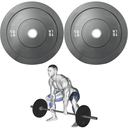 Par de Discos Bumper Rígidos IronFit de 10 Lbs