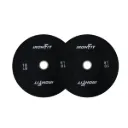 Par de Discos Bumper Rígidos IronFit de 10 Lbs