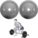 Par de Discos Bumper Rígidos IronFit de 25 Lbs