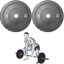 Par de Discos Bumper Rígidos IronFit de 35 Lbs