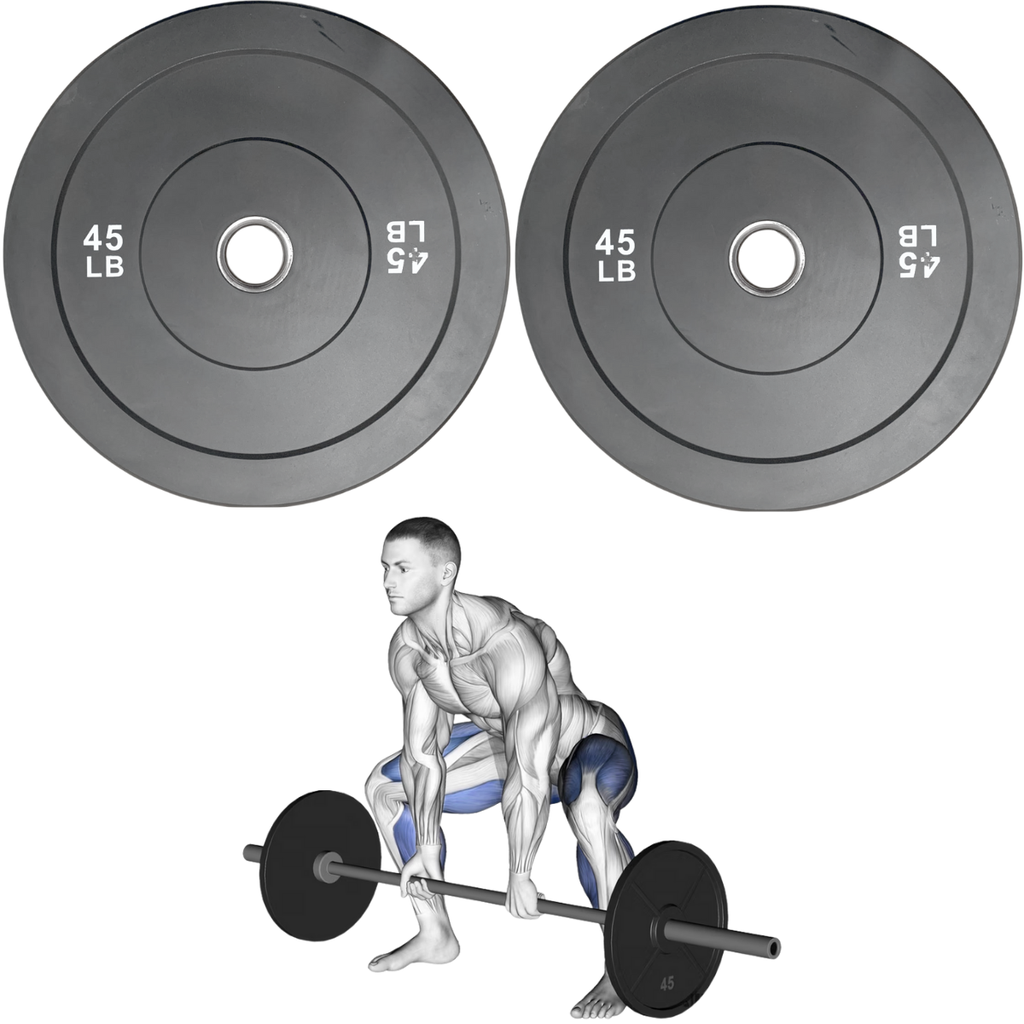 Par de Discos Bumper Rígidos IronFit de 45 Lbs
