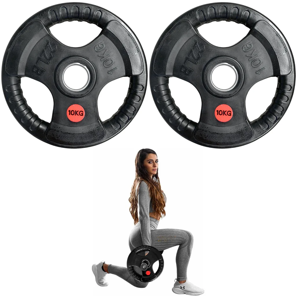 [A000027738] Par de Discos Recubiertos 2" IronFit de 10 kg
