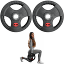 Par de Discos Recubiertos 2" IronFit de 15 kg