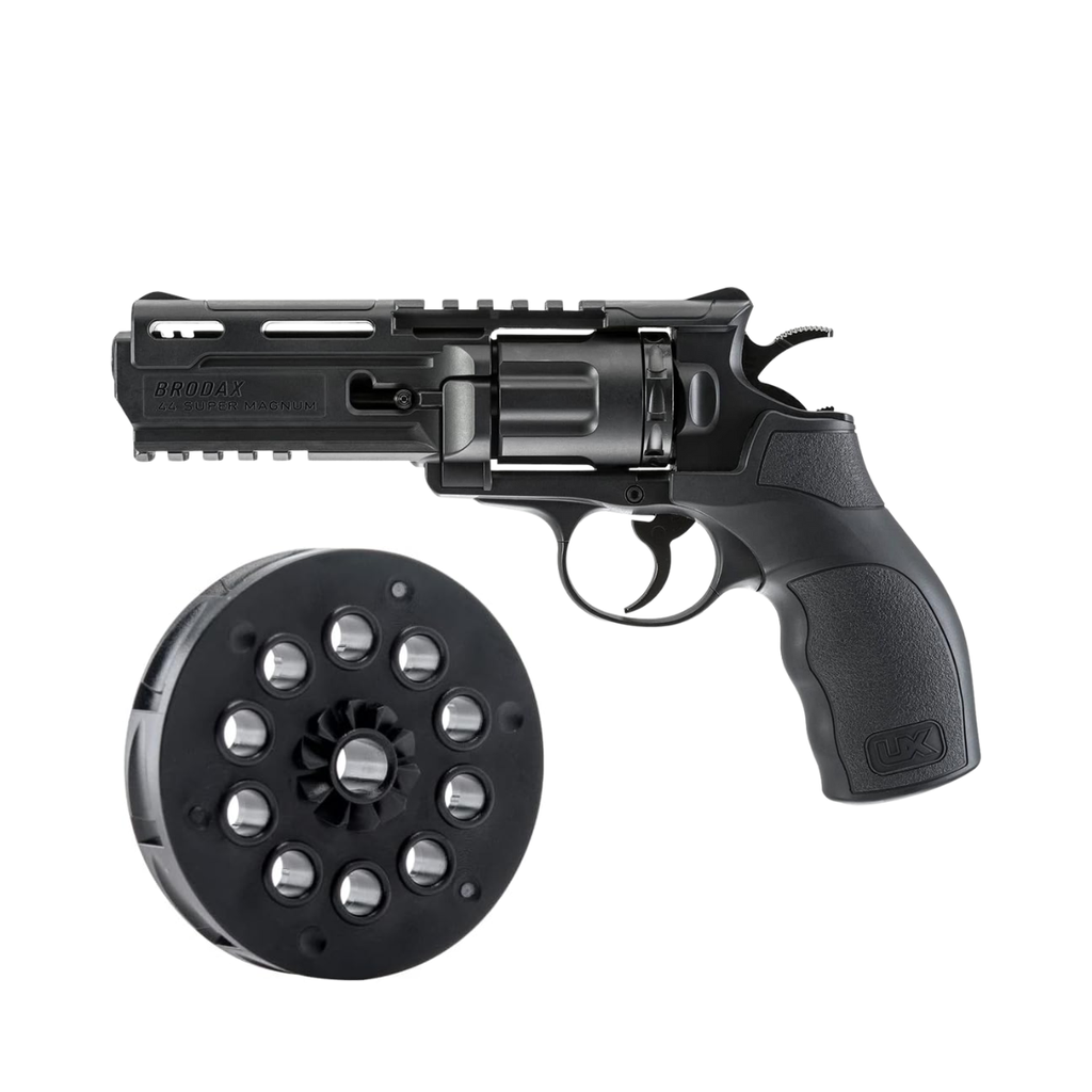 Revólver de CO2 Umarex Brodax Calibre .177" 375fps Natural Outdoors