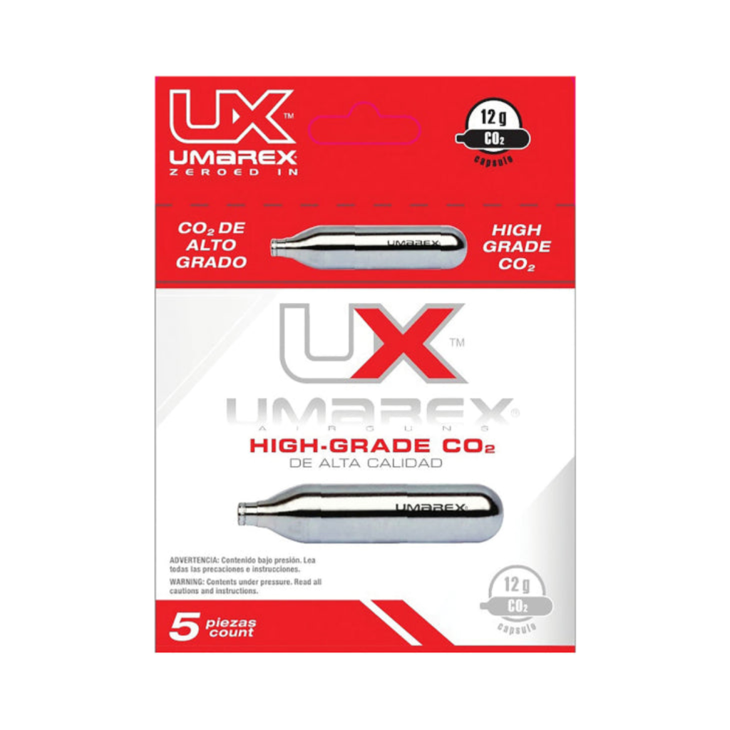 [A000027828] Cartuchos de Gas Umarex CO2 12g 5 Piezas