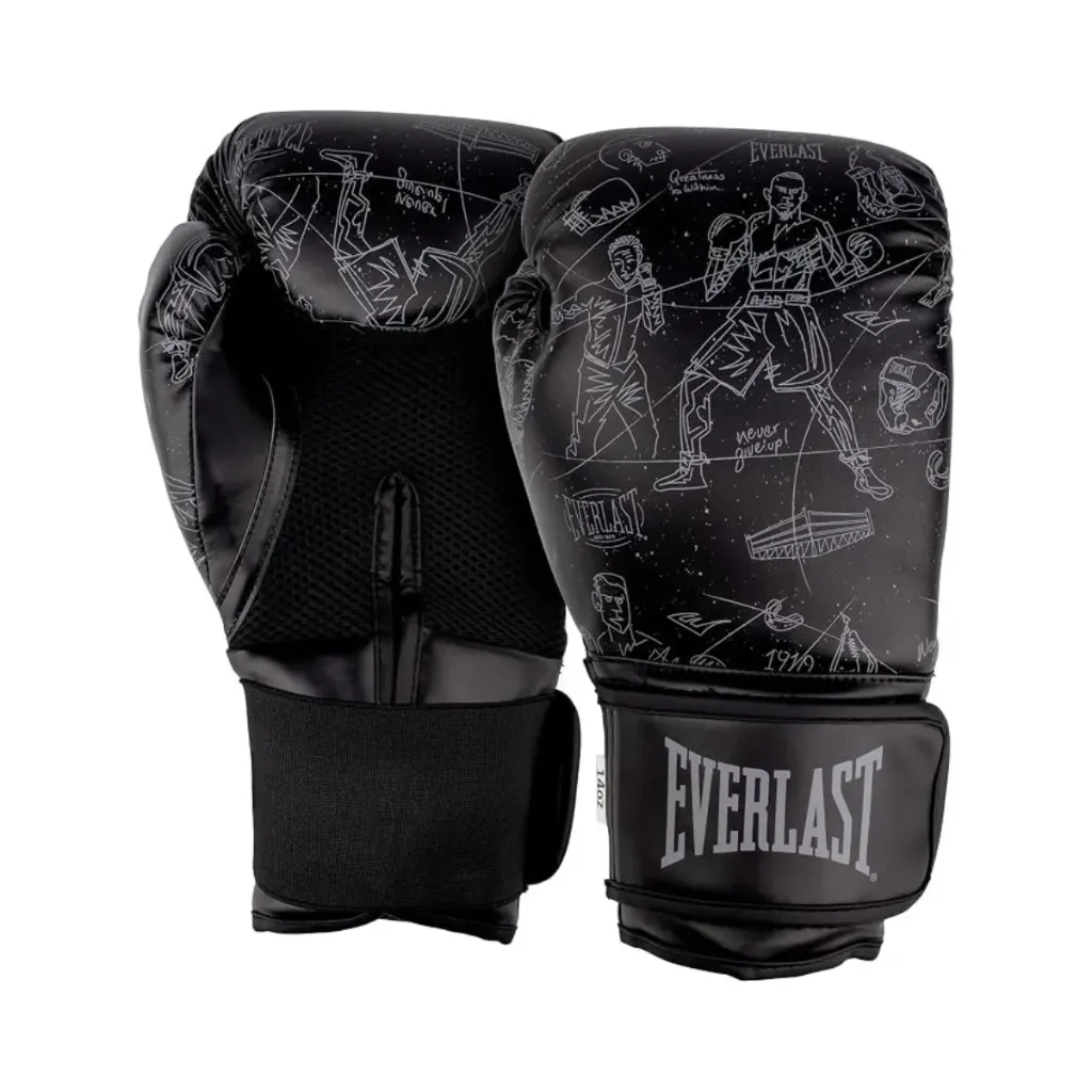 [A000027980] Guantes de Boxeo Everlast Pro Urban Style (Negro, 12)