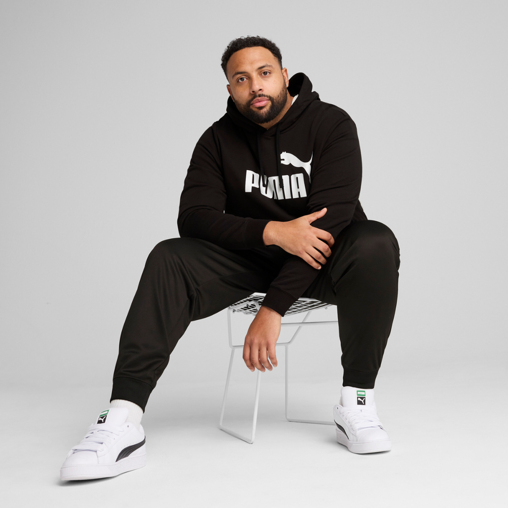 [A000028066] Sudadera Hoodie Puma Essentials No. 1 para Hombre (Negro, S)