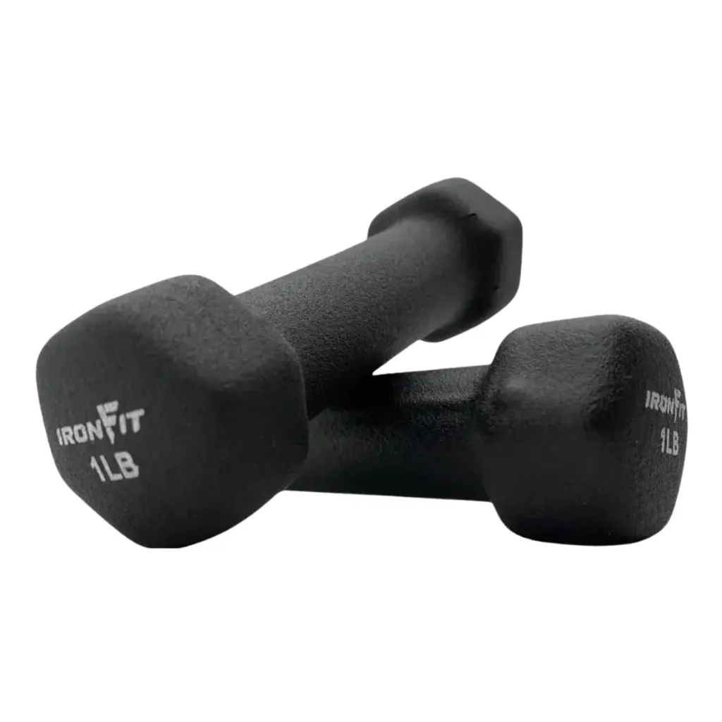 [A000028310] Par de Mancuernas Recubiertas de Neopreno IronFit 1 Libra
