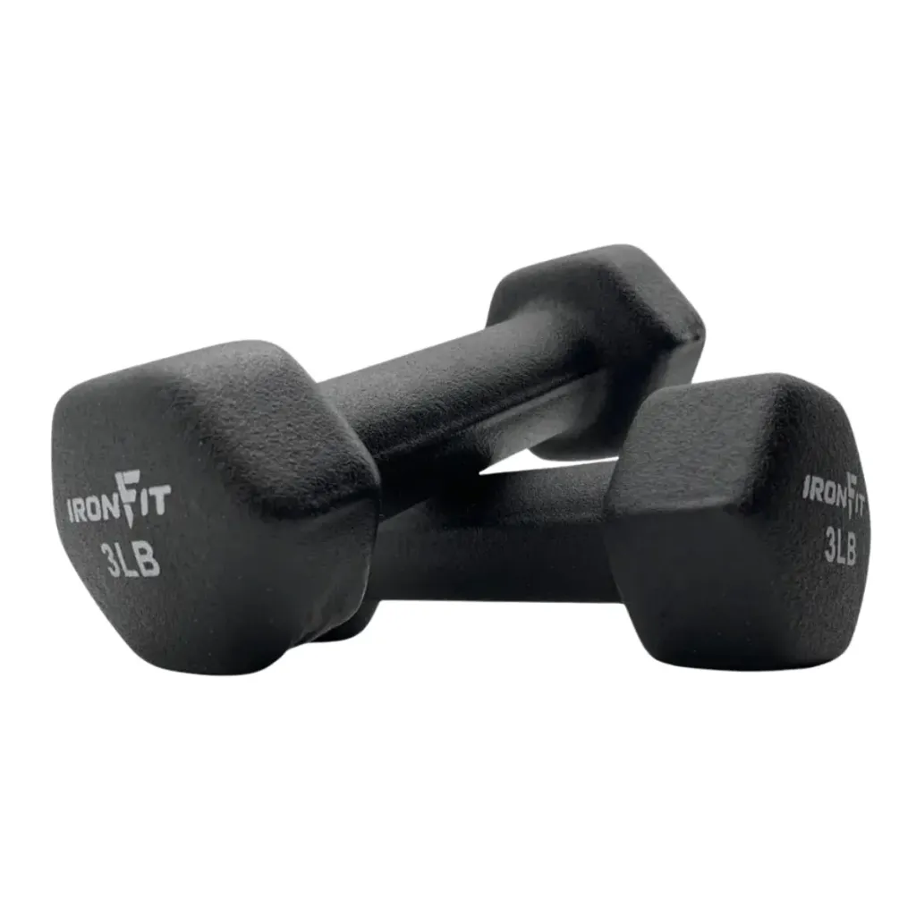 [A000028312] Par de Mancuernas Recubiertas de Neopreno IronFit 3 Libras