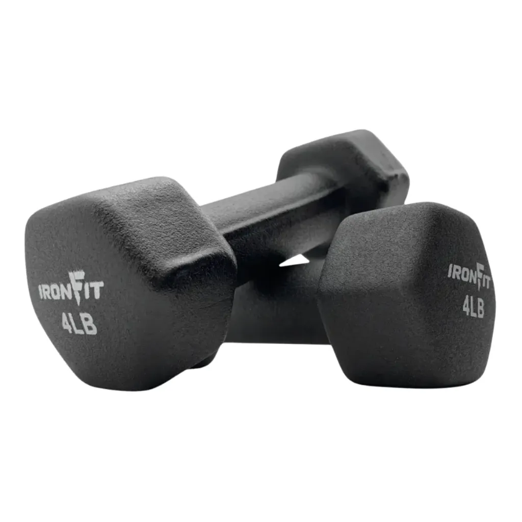 [A000028313] Par de Mancuernas Recubiertas de Neopreno IronFit 4 Libras
