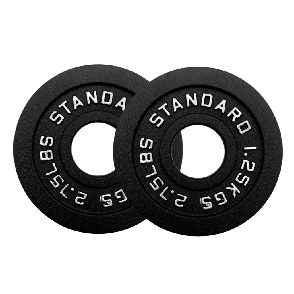 [A000028339] Par de discos de acero negro IronFit 1.25 kg