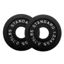 Par de discos de acero negro IronFit 1.25 kg