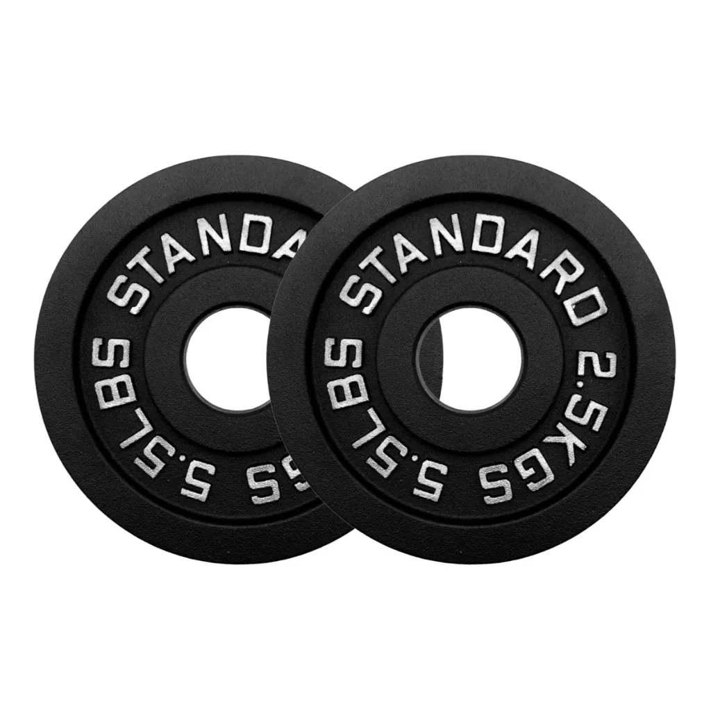 [A000028340] Par de discos de acero negro IronFit 2.5 kg