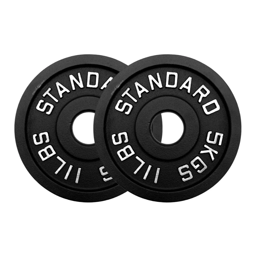 [A000028341] Par de discos de acero negro IronFit 5 kg