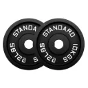 Par de discos de acero negro IronFit 10 kg