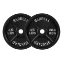 Par de discos de acero negro IronFit 20 kg