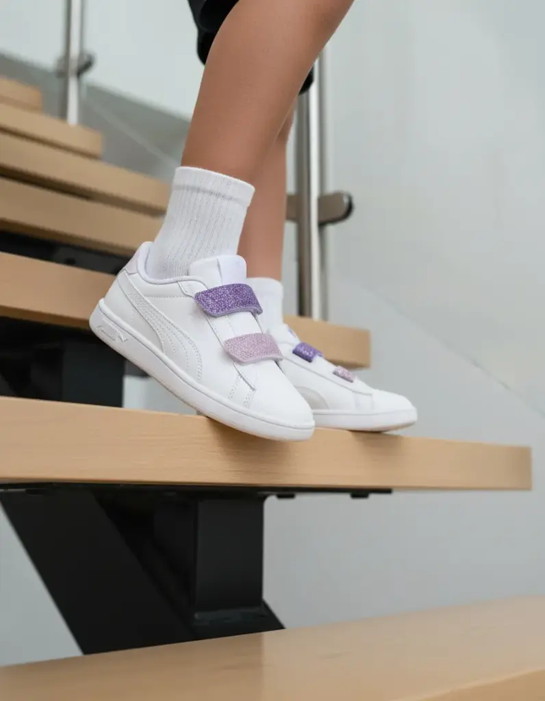 Tenis Puma Smash 3.0 Glitter Infantil