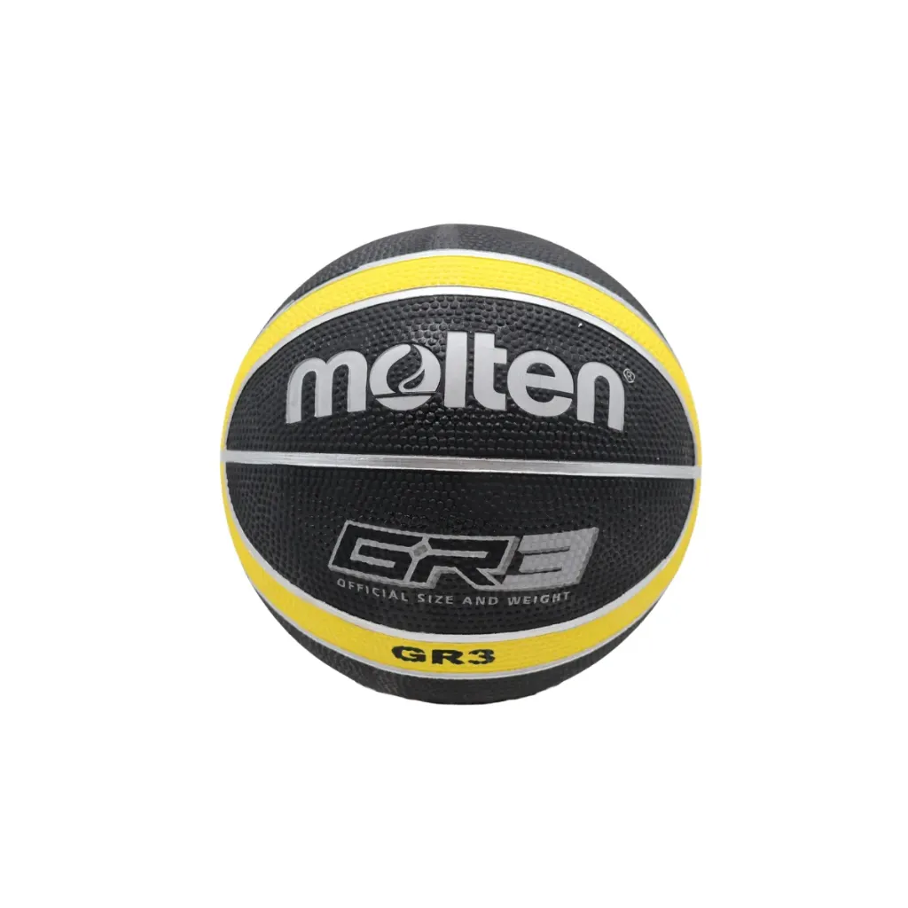[A000028585] Balón de Baloncesto Molten BGR3 Giugiaro (Negro/Amarillo)