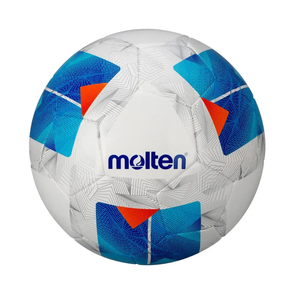 [A000028602] Balón de Fútbol Molten F5N1000 #5 Piel Sintética (Blanco/Azul)