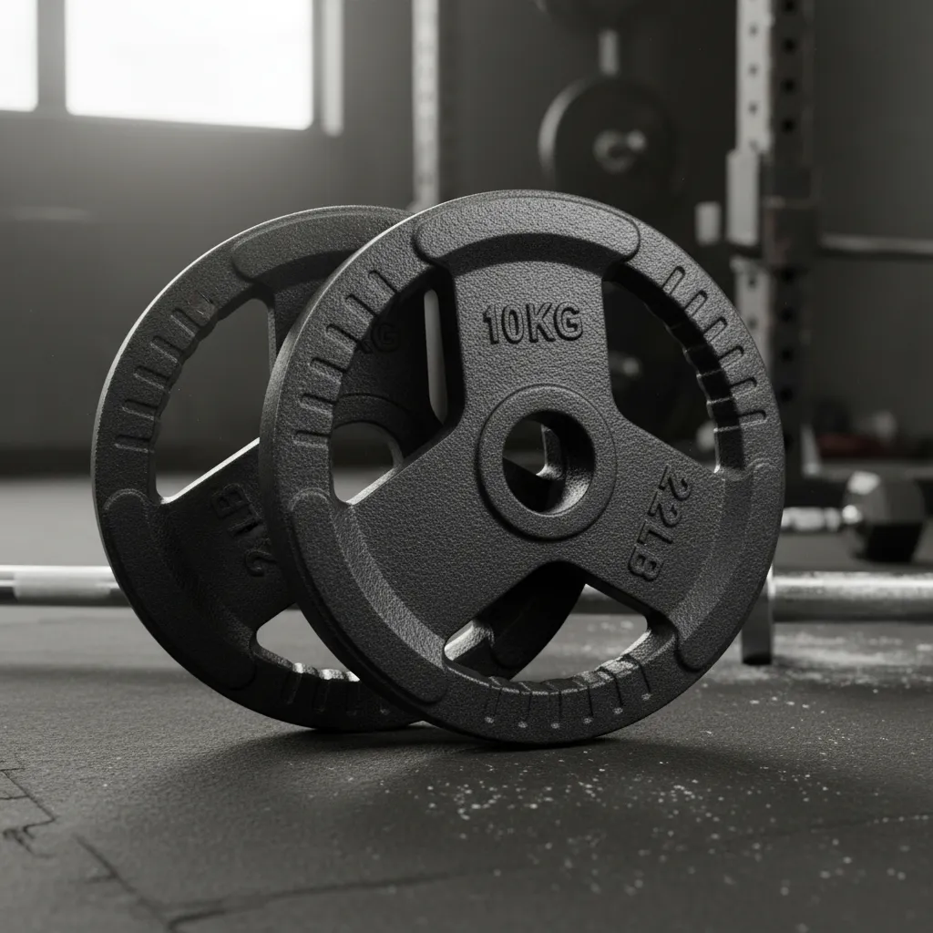 Par de Discos de Acero IronFit 10kg 2"