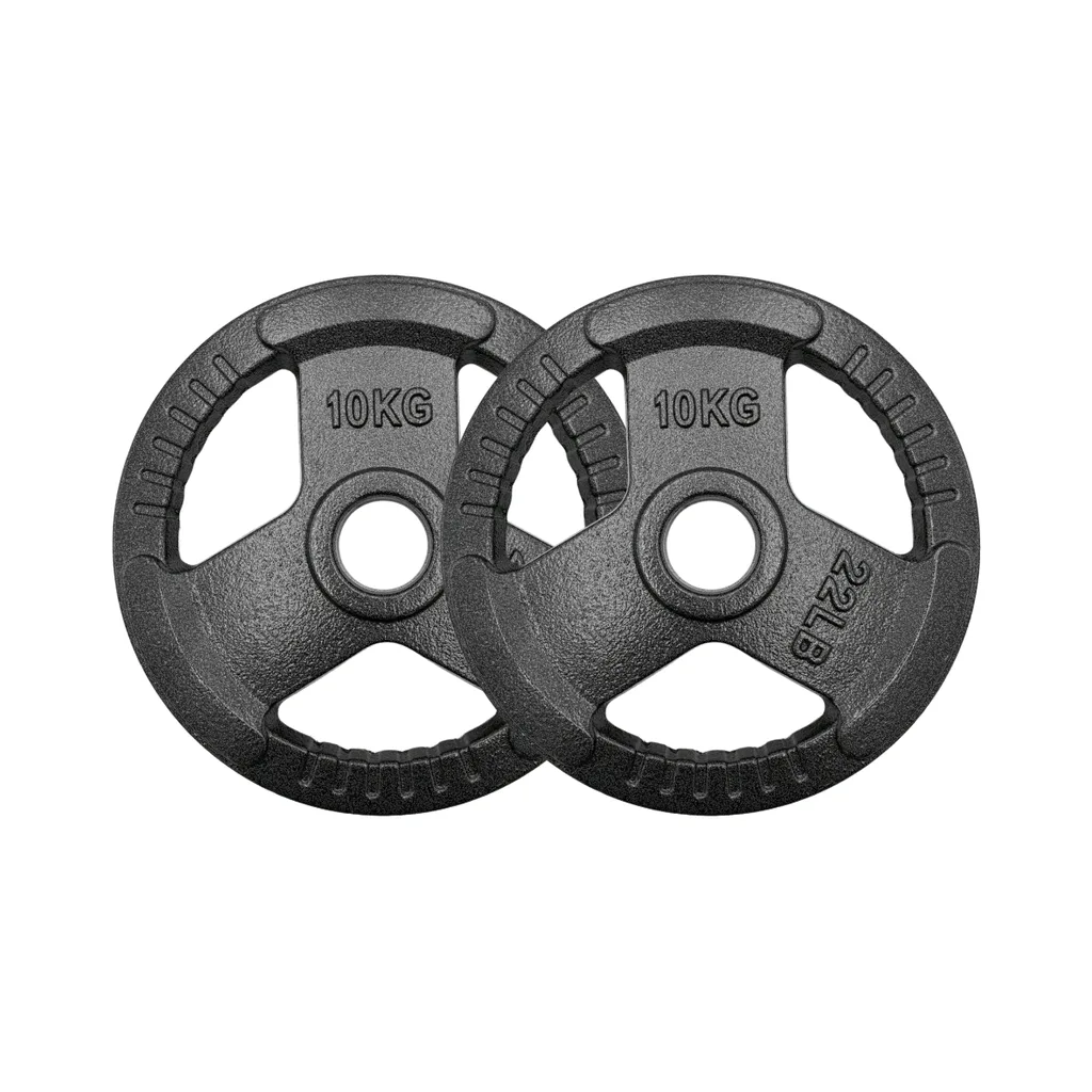 [A000028613] Par de Discos de Acero IronFit 3 brazos 10kg 2"