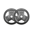 Par de Discos de Acero IronFit 3 brazos 20kg 2"