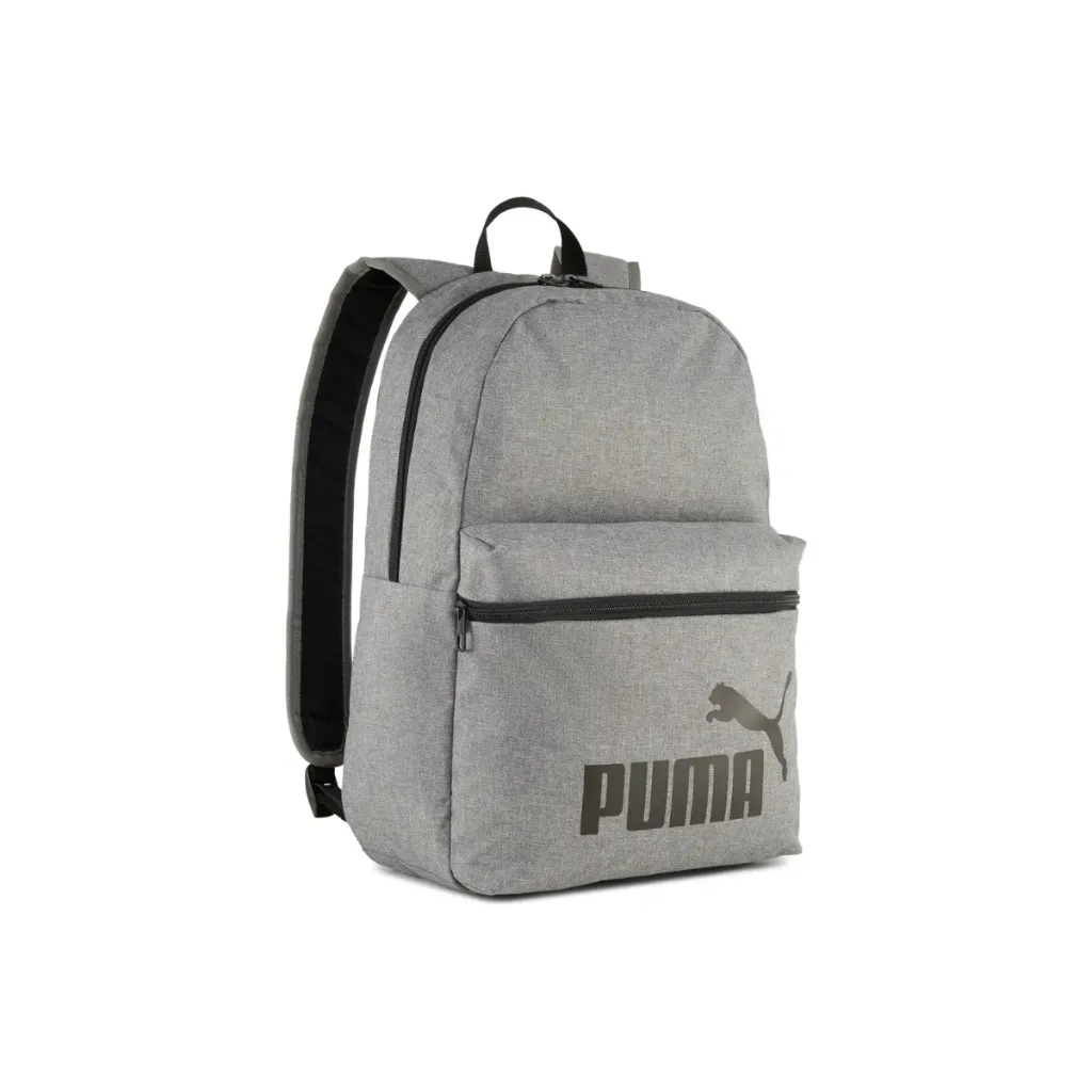 [A000029131] Mochila Puma Phase III Unisex Con Tirantes Acolchados (Gris/Negro)