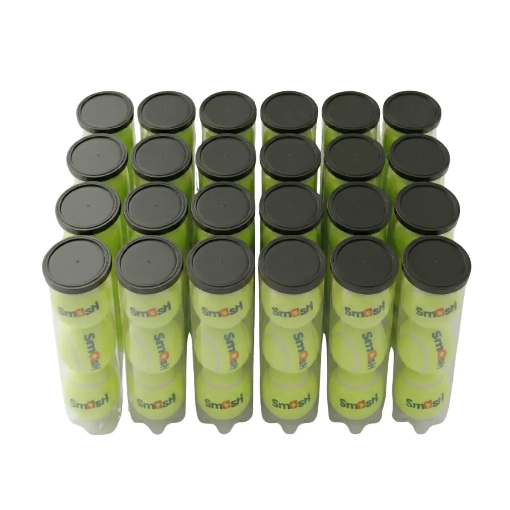 [A000029141] Caja 24 Latas de Pelotas para Pádel Marca Smash (72 pelotas)