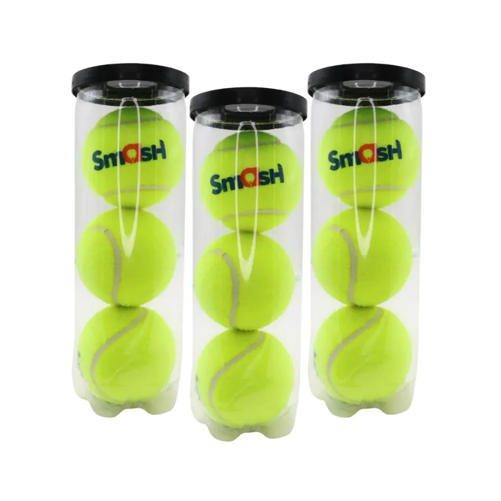 Juego de 9 Pelotas para Pádel Smash