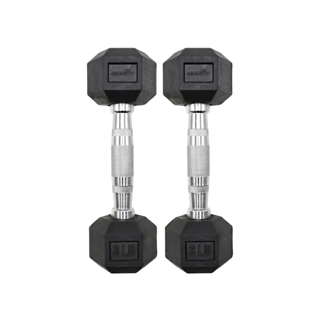 Par de Mancuernas Hexagonales IronFit 3 Lb