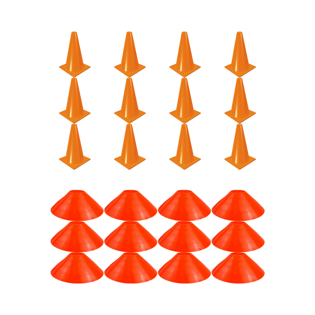 Pack 24 Piezas Conos y Platos Wod Pro 23 cm