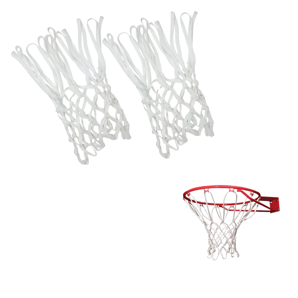 Par de redes de basquetbol 429 RDR hilo macrame 4 mm